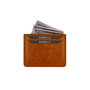 Zoozie Bags Cartera Unisex en Mostaza de Cuero Genuino
